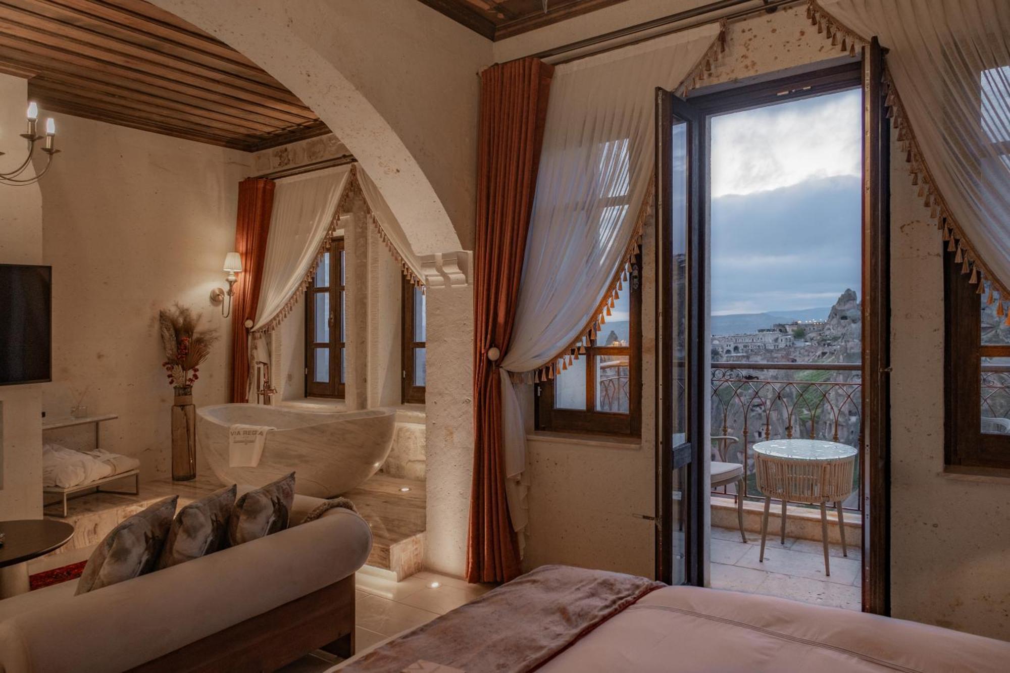 Via Regia Cappadocia Hotel 乌奇希萨尔 外观 照片